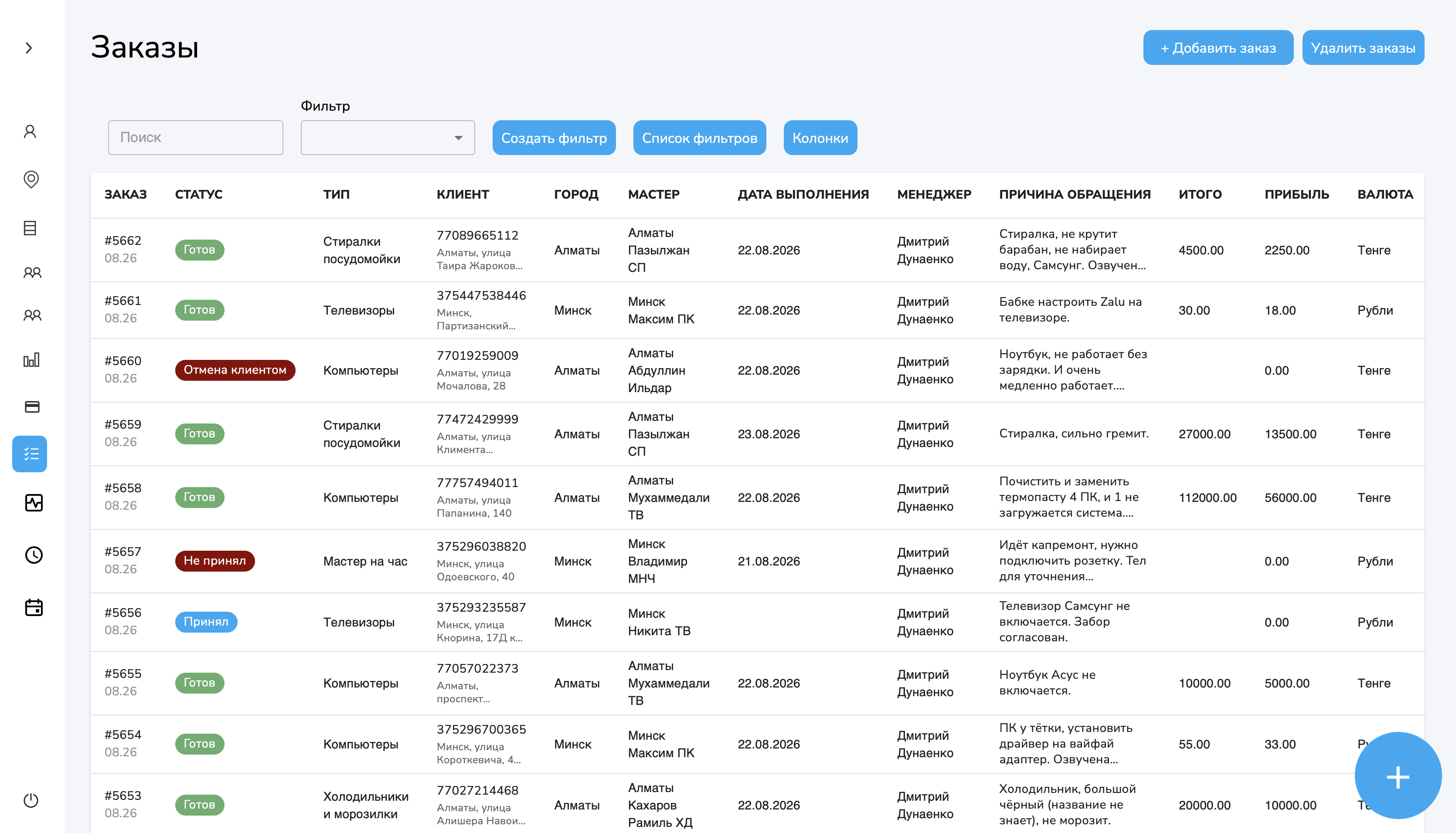CRM система